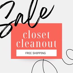 Closet Cleanout Sale